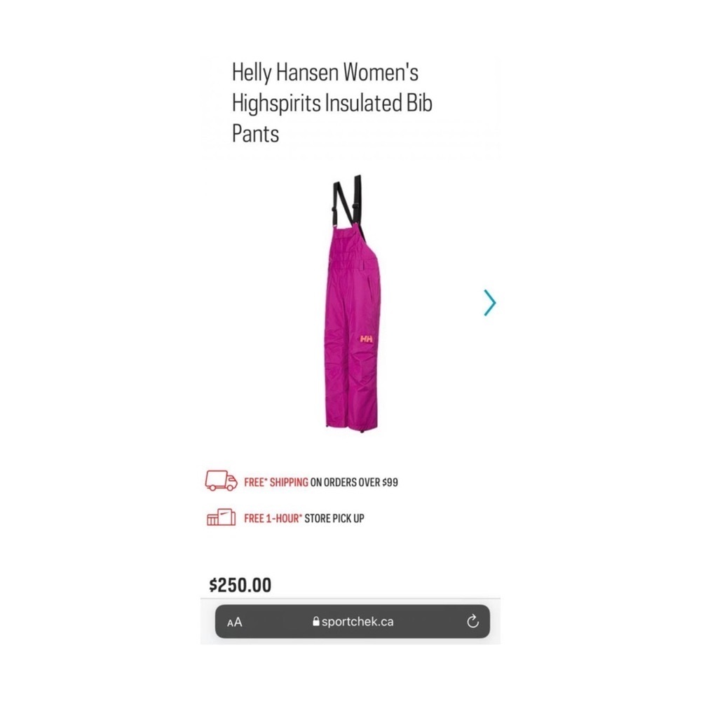 Helly Hansen Women’s Highspirits Insulated Bib Pants